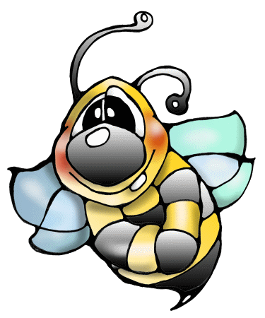 Biene, Bine, bienen, bienchen, Honigbiene, biene und honig, biene und blume, biene denkt blume, honigtopf, bee, bees, honeybee, honey bees, Abeille, abeia, abeja by Christine Dumbsky